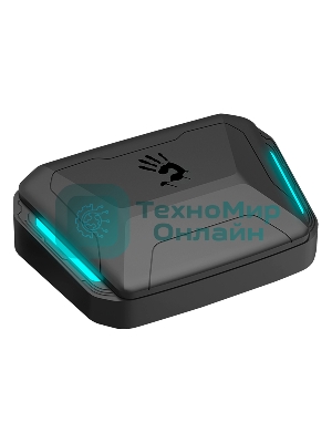 Наушники TWS A4Tech Bloody M70 черный/синий, внутриканальные, Bluetooth, до 24 ч