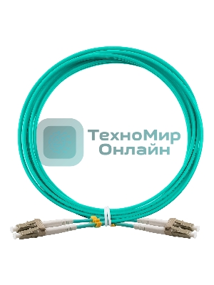 Патч-корд волоконно-оптический ExeGate FC-D-503-LC-LC-3M-LSZH (Шнур ВО MM 50/125 (OM3), LC/UPC-LC/UPC, Duplex, LSZH, 3м)