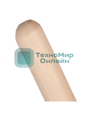 Лопата для уборки снега пластиковая, 380х385х1420 мм, деревянный черенок Россия