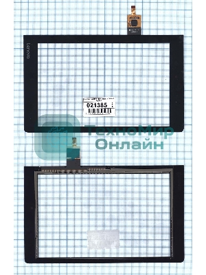 Сенсорное стекло (тачскрин) для Lenovo Yoga Tablet 8 3 YT3-850F. черное