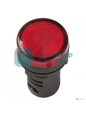 Арматура светосигнальная AD-16DS 24В AC/DC красн. IEK BLS10-ADDS-024-K04-16