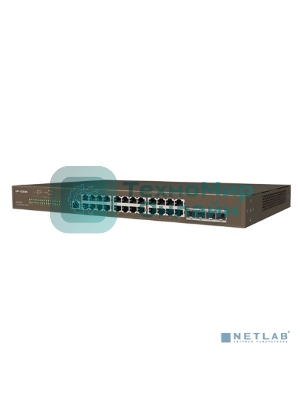 Коммутатор управляемый в стойку, 24*1Gbit RJ45, 4*SFP 1Gbit,console port IP-COM G3328F