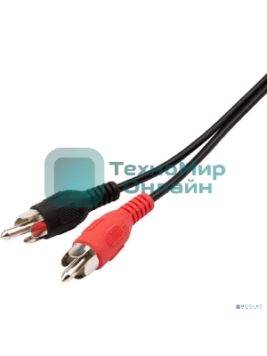Шнур Rexant Стерео 3,5мм - 2 RCA, 5м