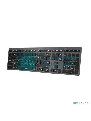 Клавиатура беспроводная A4Tech Fstyler FBX50C, USB, Bluetooth/Радиоканал, серый