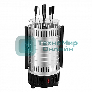 Шашлычница Delta DL-6700: 1000Вт, 5 шампуров,метал.нагрев.элемент (6)