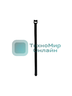 Хомут–липучка многоразовый Rexant 320х14 мм, черный (упак. 12 шт.)