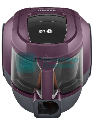 Пылесос LG VC5420NHTCW фиолетовый, 380/2000 Вт, уборка сухая, пылесборник контейнер 1.3 л