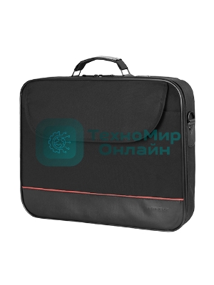 Сумка для ноутбука Сумка Continent CC-100 BK (15,6'', черный, полиэстр)