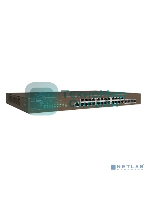 Коммутатор управляемый в стойку, 24*1Gbit RJ45, 4*SFP 1Gbit,console port IP-COM G3328F