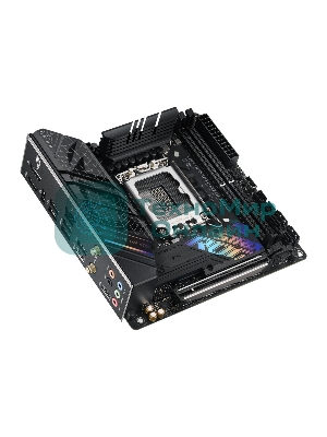 Материнская плата ASUS ROG STRIX B760-I GAMING WIFI, LGA 1700, Intel B760, 2xDDR5, 4xSATA, 2xM.2, 1xPCIe 5.0 x16, 1xHDMI, 1xDP, 1x 2.5Gb LAN, 3xUSB-A 2.0, 3xUSB-A 3.2 Gen 1, 1xUSB-C 3.2 Gen 1, 1xUSB-C 3.2 Gen 2x2, 5x3.5 мм, 7.1, Mini-ITX