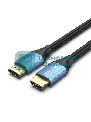 Кабель Vention HDMI High speed v2.0 with Ethernet 19M/19M - 0.75м