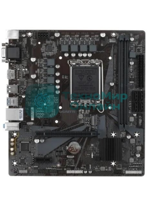 Материнская плата Gigabyte H610M H V2, LGA 1700, Intel H610, 2xDDR5, 4xSATA, 1xM.2, 1xPCIe 4.0 x16, 1xPCIe x1, 1xHDMI, 1xVGA, 1x 1Gb LAN, 2xUSB-A 3.2 Gen 1, 4xUSB-A 2.0, 3x 3.5 мм, 7.1, mATX