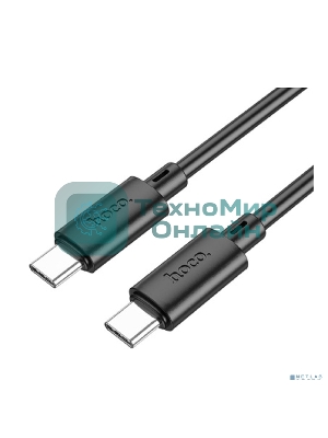 Кабель HOCO X88/ PD кабель Type-C-Type-C/ 1m/ 60W/ черный