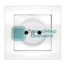 Розетка 1-м СП Бриллиант 16А IP20 защ. шторки без заземл. бел. Universal 7947595