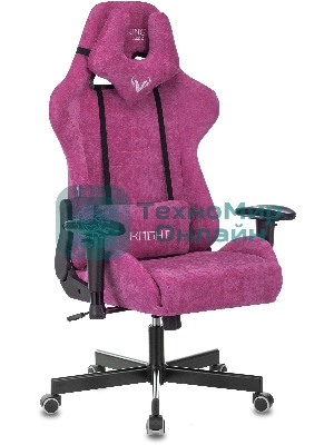 Кресло Бюрократ VIKING KNIGHT LT15 FABRIC малиновый, ткань, 120 кг, механизм качания