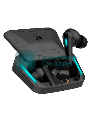 Наушники TWS A4Tech Bloody M70 черный/синий, внутриканальные, Bluetooth, до 24 ч