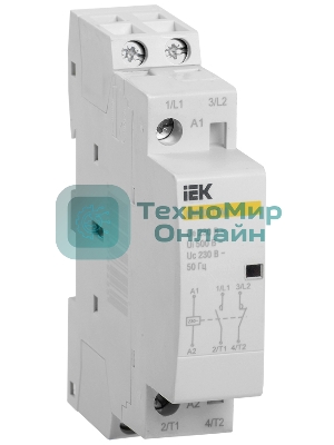 Контактор модульный КМ20-11М AC IEK MKK11-20-11