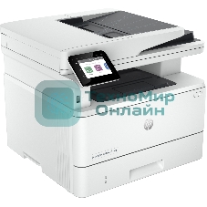 МФУ лазерное HP LaserJet Pro 4103fdn (2Z628A), A4, ч/б, печ. до 40 стр/мин., скан. до 29 стр/мин. (ч/б) 20 стр/мин. (цвет), 1200 x 1200 dpi, USB, RJ-45, Air Print, Mopria