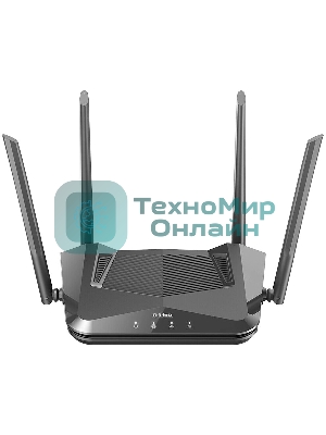 Двухдиапазонный гигабитный Wi-Fi 6 маршрутизатор D-Link DIR-X1530/RU/A1A AX1500 (466526)