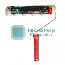 Валик Сибртех Эмали, 250 мм, ворс 12 мм, D 36 мм, D ручки 6 мм, полиамид, полиакрил