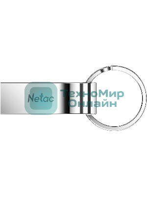 Флешка USB Netac U275 (NT03U275N-064G-20SL), 64Gb, USB 2.0, R/W 50/15, серебристый