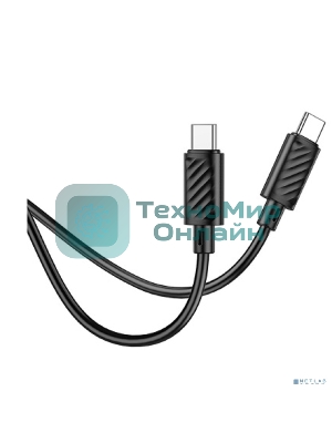 Кабель HOCO X88/ PD кабель Type-C-Type-C/ 1m/ 60W/ черный