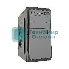 Компьютерный корпус ExeGate EX284024RUS Minitower BA-202 Black, mATX, AA400, 80мм, 2хUSB, Audio