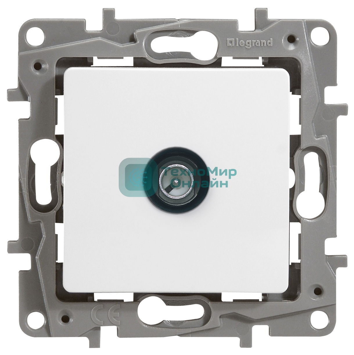Механизм розетки Legrand 1066932tv etika plus 2дБ звезда белый 672251