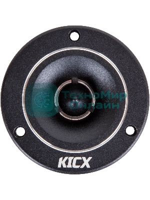Колонки автомобильные Kicx DTC 36 ver.2 (без решетки) 80Вт 103дБ 4Ом 7.2 см (3 дюйм) (ком.: 2кол.) твитер однополосные