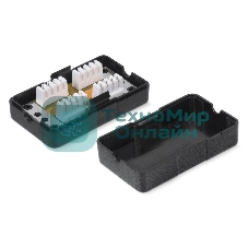 Адаптер WRline WR-CM-IDC-C5E проходн.Dual IDC кат.5E UTP бел.