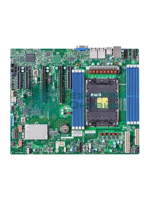 Материнская плата серверная Supermicro X13SEI-F-B, сокет LGA 4677, 8xDDR5, 10xSATA, 2xM.2, 2xPCI-E 5.0 x16, 3xPCI-E x8, 2xGigabit Ethernet, 2xUSB 2.0, 2xUSB 3.2 Gen 1, VGA, EATX