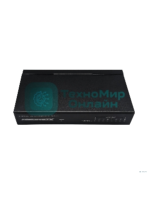 Коммутатор неуправляемый NEOMAX NMS-108P-1000-S, 8 портов 1000 Mbps, металл