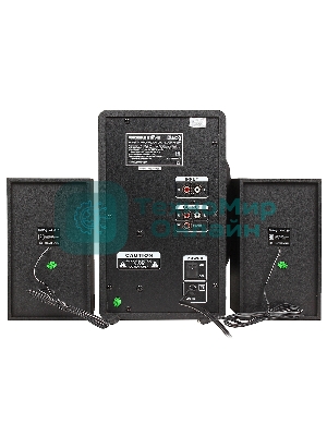 Акустическая система Dialog Progressive AP-220 черный 2.1, 30W+2*12W RMS, USB+SD reader