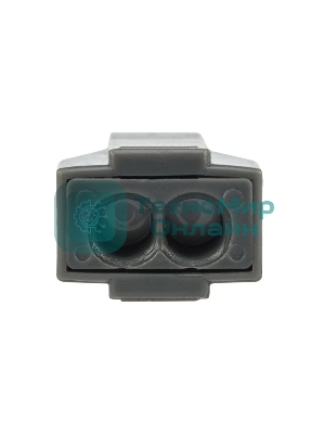 Экспресс-клемма с пастой Rexant 2-проводная до 2,5 мм², серый (100 шт./уп.) (773-302)