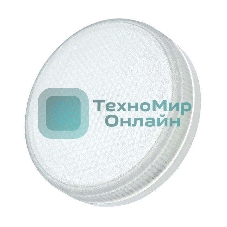 Лампа светодиодная JazzWay PLED-ECO-GX53 6Вт таблетка 3000К frost теплый белый GX53 460лм 230В