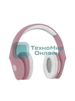 Беспроводные/проводные наушники Defender FreeMotion B525 розовый/белый, накладные, Bluetooth + проводной, до 8 ч