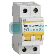 Выключатель автоматический IEK MVA20-2-020-CВА47-29 2Р 20А 4,5кА х-ка С IEK