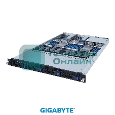 Серверная платформа Gigabyte R182-340 (rev. 100) 1U, 4x3.5