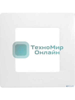 Рамка 1 пост. белый ETIKA