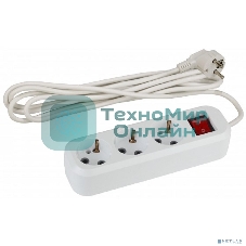 Удлинитель UX-3es-5m c заземлением, 3x0,75мм2, c выкл. 3гн, 5м | Б0035755 | ЭРА