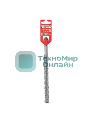 Бур по бетону Matrix, 16 x 210 мм, SDS PLUS c крестовой пластиной