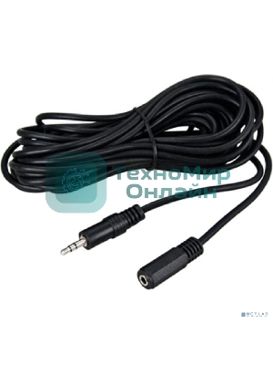Шнур Rexant Стерео 3,5мм гнездо - Стерео 3,5мм штекер, 5м