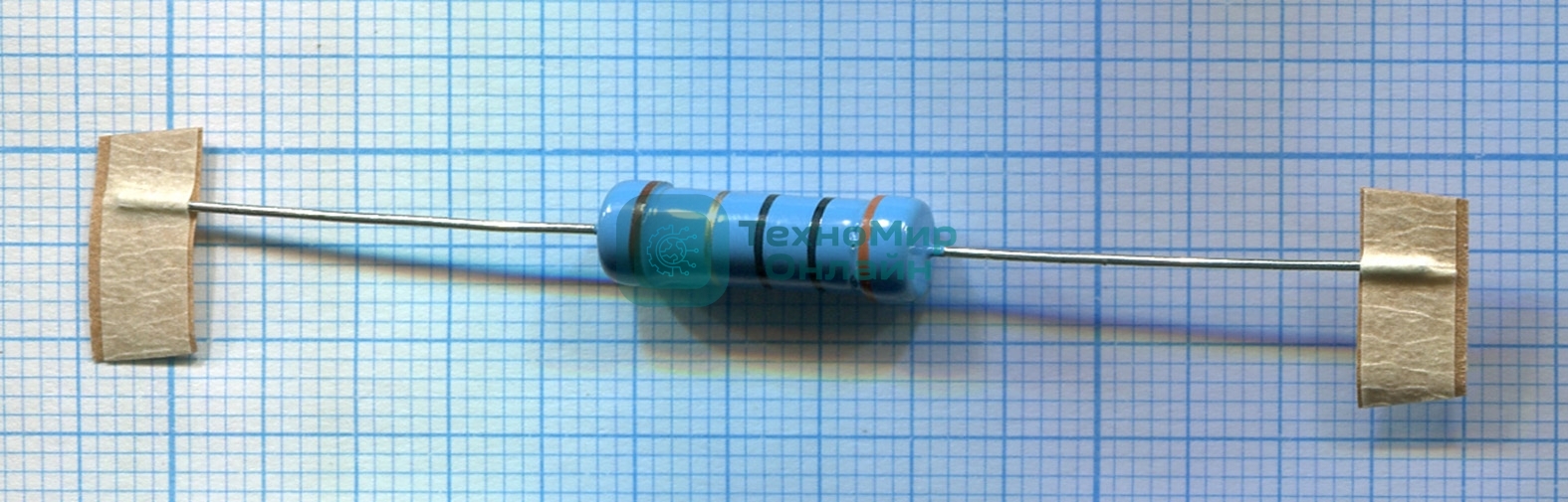 Металлический пленочный резистор 3Вт 30 Ом