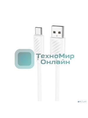 Кабель HOCO X88/ USB кабель Type-C/ 1m/ 3A/ White