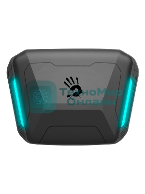 Наушники TWS A4Tech Bloody M70 черный/синий, внутриканальные, Bluetooth, до 24 ч