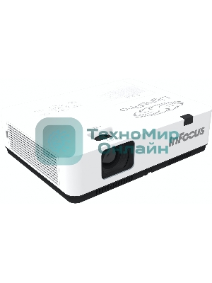 Проектор INFOCUS IN1036 3LCD, 5000 lm, WXGA, 1.371.65:1, 50000:1, (Full 3D), 16W, 2хHDMI 1.4b, VGA in, CompositeIN, 3,5 audio IN, RCAx2 IN, USB-A, VGA out, 3,5 audio OUT, RS232, Mini USB B serv, RJ45, 3,3 кг