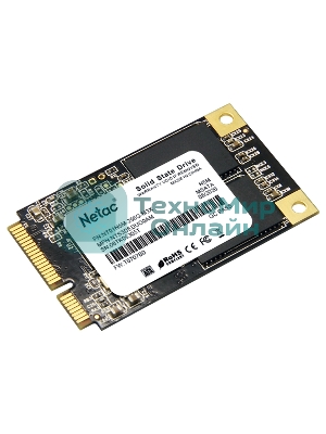 Накопитель SSD Netac N5M, 256Gb, mSATA, R/W 560/520