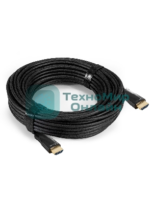 Активный оптический кабель HDMI ExeGate EX-CC-HDMI2-20.0 (19M/19M, v2.0, 20м, 4K UHD, Ethernet, позолоченные контакты)