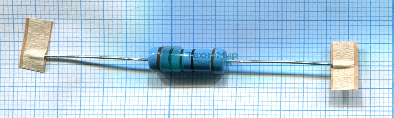 Металлический пленочный резистор 3Вт 100 Ом