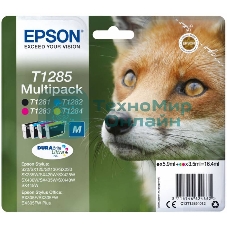 Картридж струйный Epson T1285 C13T12854012 4цв. набор карт. для Epson S22/SX125